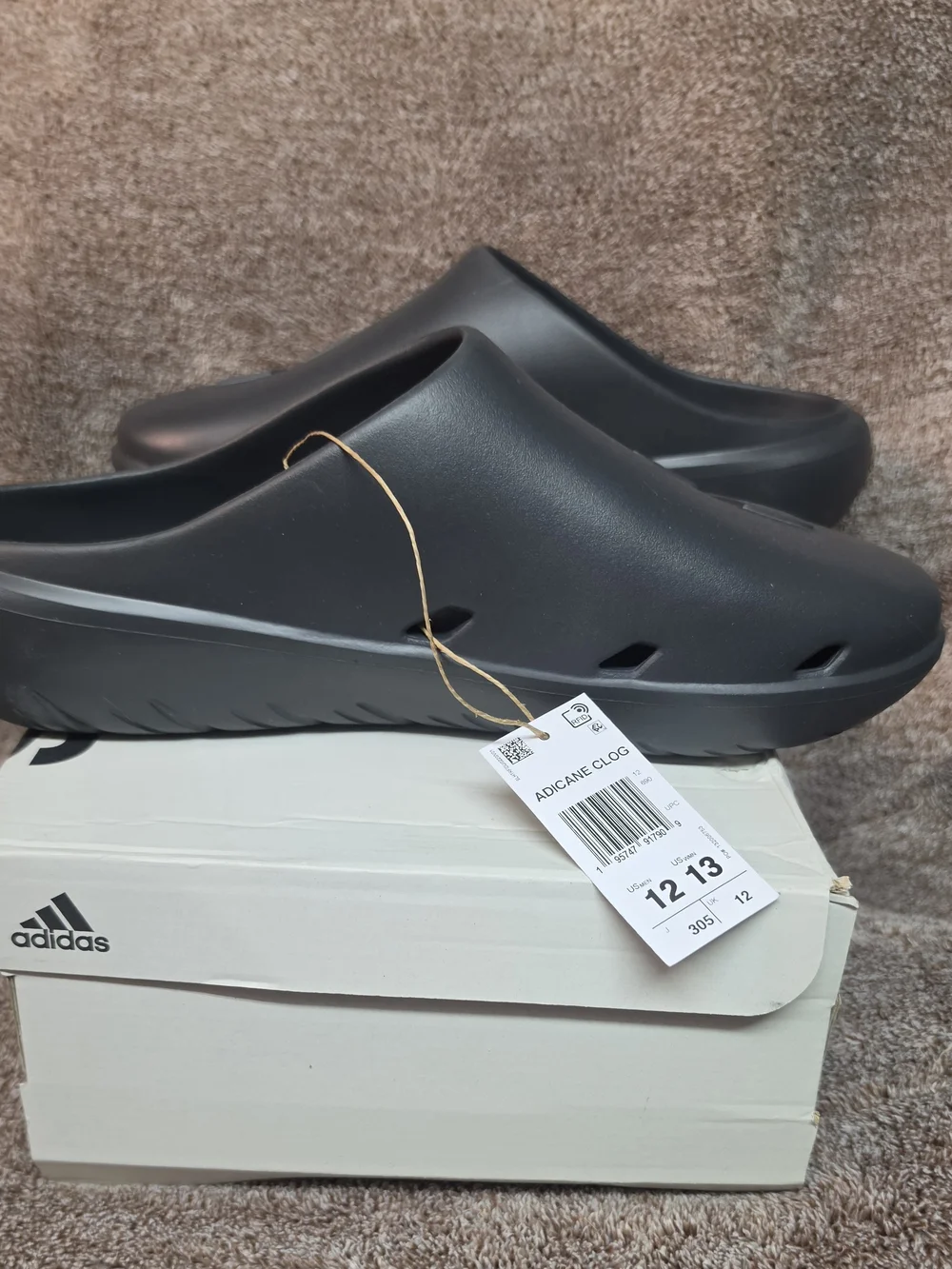 adidas Black Slip-On EVA Clog